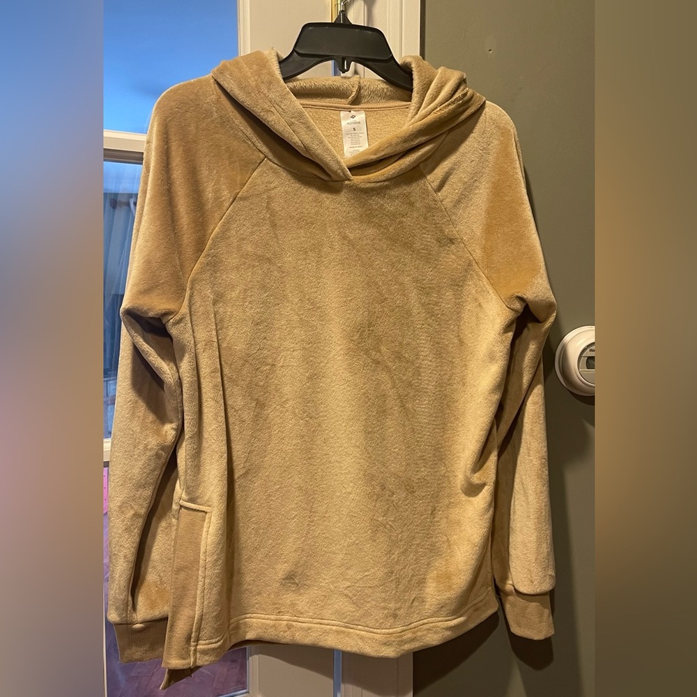 Cozy Tan faux fur Women's Hoodie